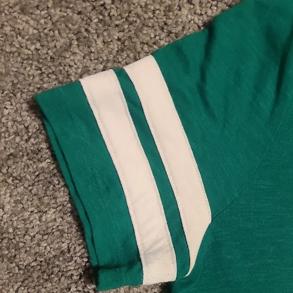 PINK Victoria's Secret Green Holiday Tee - Picture 3 of 6